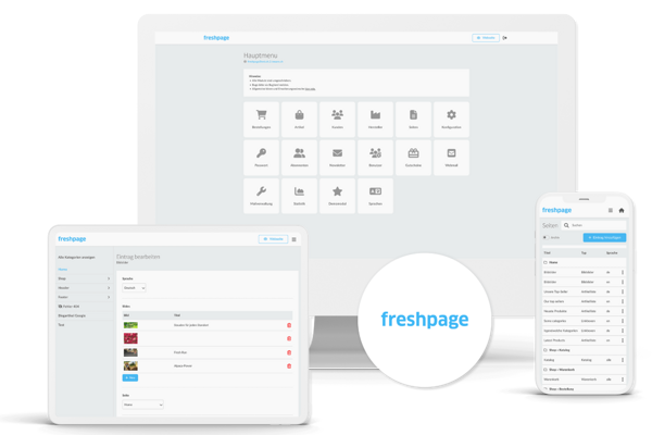 Das neue Freshpage ist da